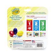 Crayola My First Palm Grip Crayons | Toddler Coloring Supplies & Fine Motor Skills Toy