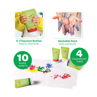 Crayola My First Washable Fingerpaint Kit | Toddler Art & Sensory Play Toy