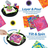 Crayola Washable Paint Pour Art Set | Less-Mess Art Kit