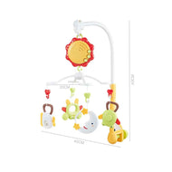 Ocean Toys Animal Baby Mobile & Hand Rattle | Musical Sensory Crib Toy for Infants 0-24 Months with Lights