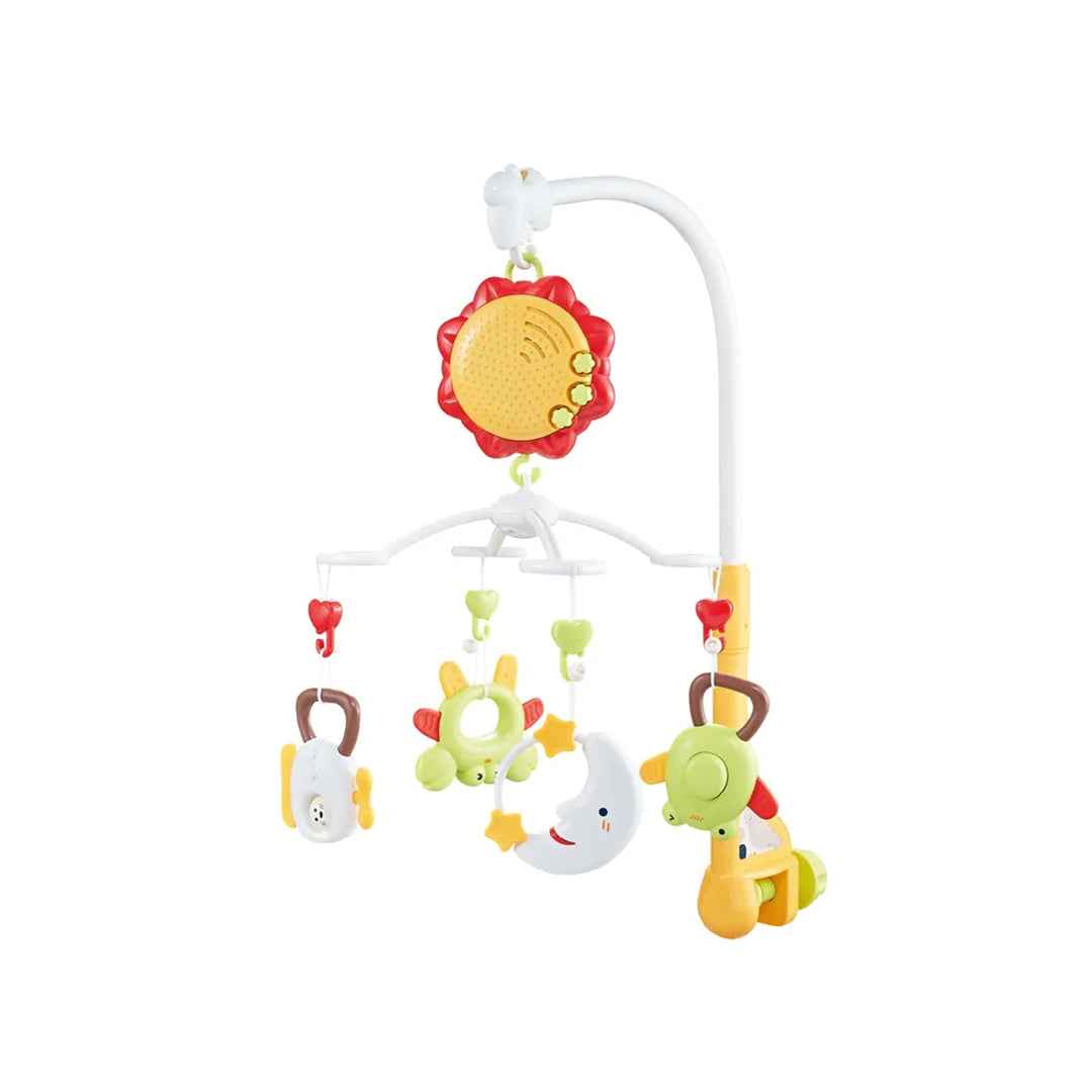 Ocean Toys Animal Baby Mobile & Hand Rattle | Musical Sensory Crib Toy for Infants 0-24 Months with Lights