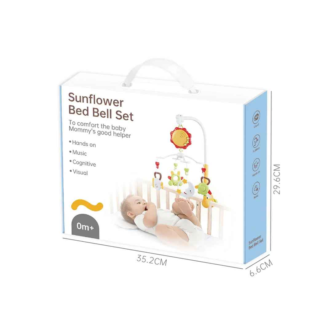 Ocean Toys Animal Baby Mobile & Hand Rattle | Musical Sensory Crib Toy for Infants 0-24 Months with Lights