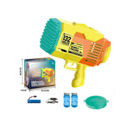 Rechargeable Bubble Gun for Kids | 3-in-1 Bubble Machine with LED Lights