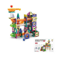 126-Piece 3D Magnetic Building Blocks Set -  DIY Construction Toys for Kids