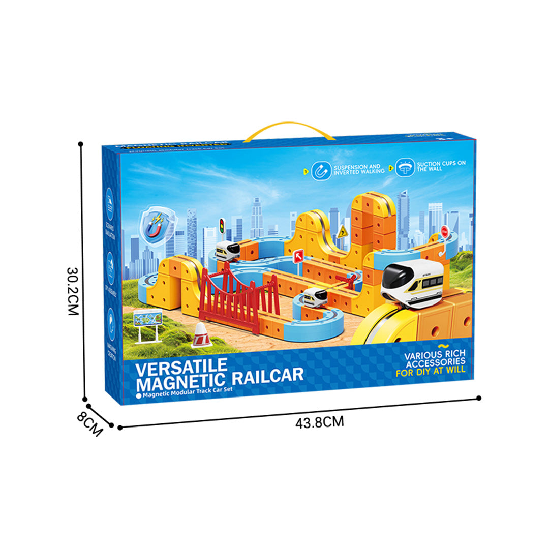 147-Piece Versatile Magnetic Railcar Magic Track Set