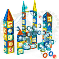168-Piece Pipeline STEM Magnetic Building Blocks Set: STEM Toy for Creative Kids
