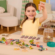 Terra Miniature Sea Animal Toy Set - 60 Piece Tropical Fish & Crabs in a Tube