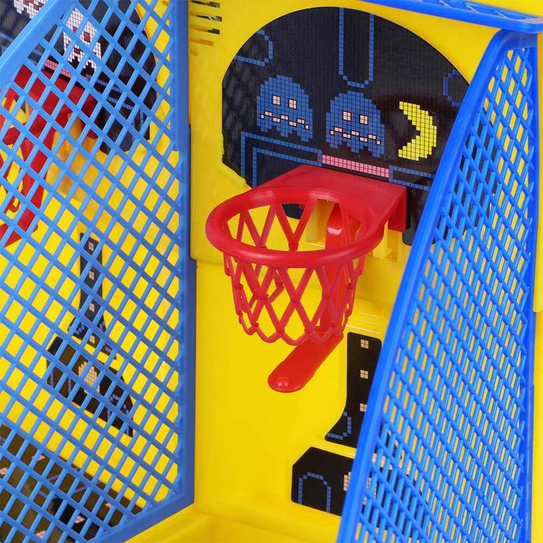 Ambassador Electronic Arcade Basketball Pac-Man Edition | 2-Player Shooting Educational Toy
