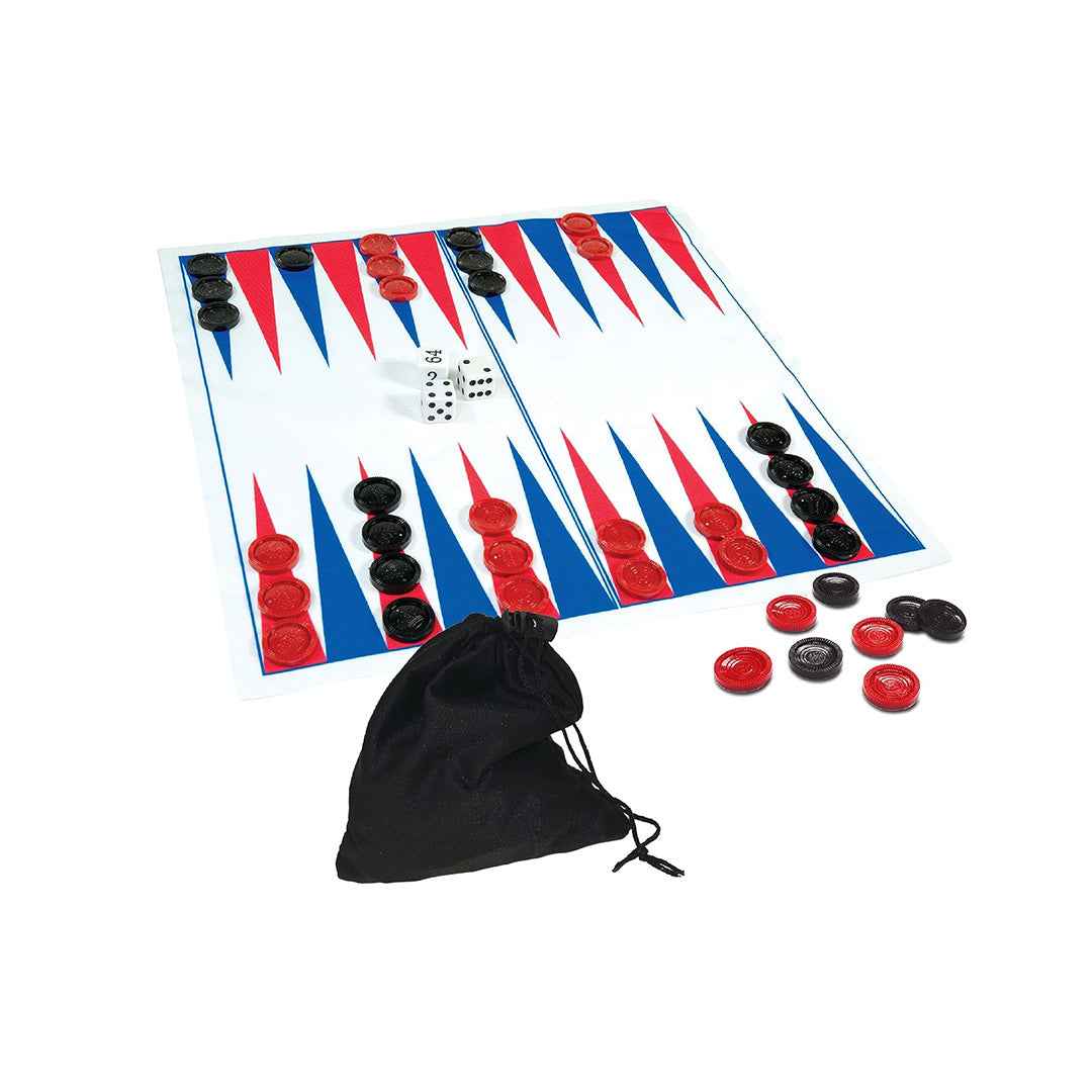 Ambassador Travel Backgammon Game | Grab & Go Strategy Board Game