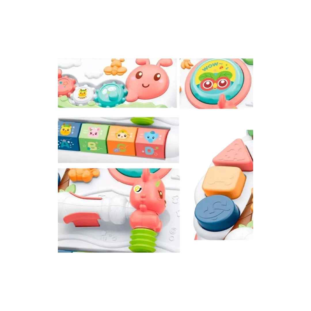 2-in-1 Baby Learning Walker with Music & Light