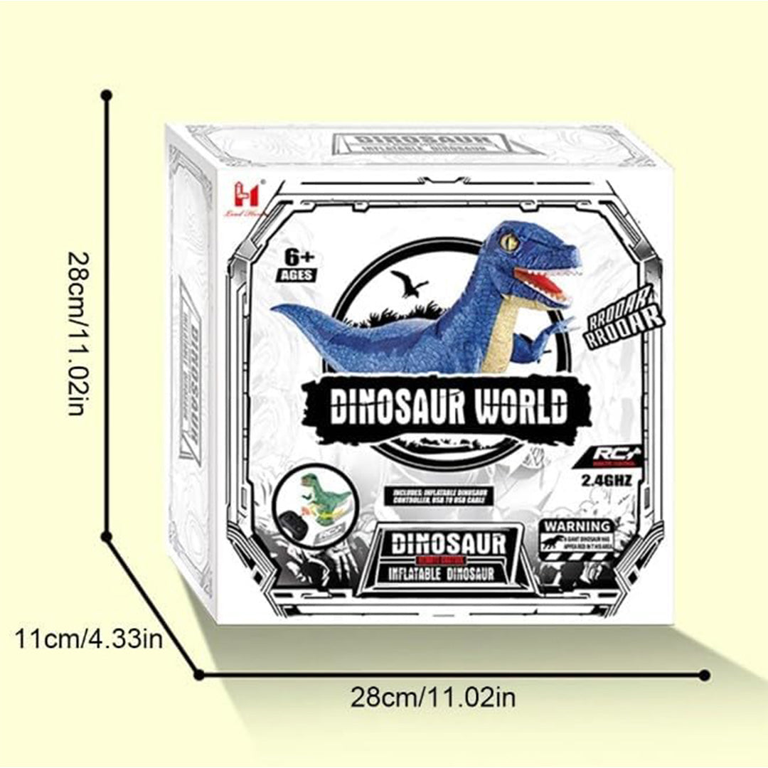 2.4G RC Inflatable Dinosaur Toy | Remote Control Walking Dino for Kids