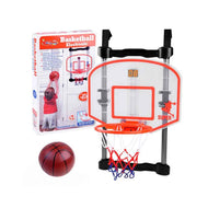 King Sports Over-the-Door Basketball Hoop Set | Electronic Scoring Kids Indoor Mini Hoop for Hand-Eye Coordination