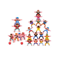 20 PCS Wooden Balancing Blocks Stacking Game -  DIY Hercules Building Toy for Kids