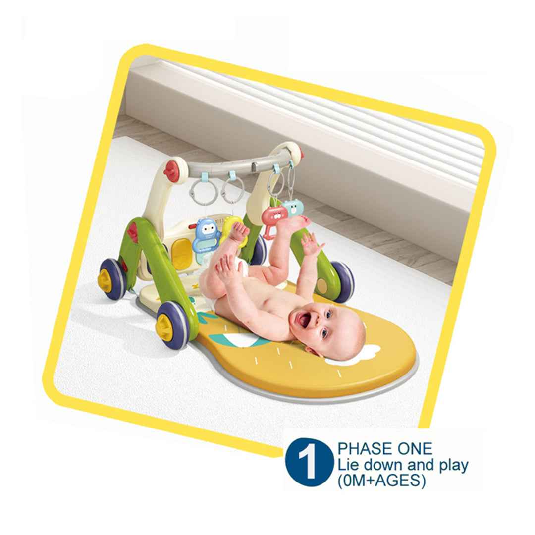 3-in-1 Baby Walker & Baby Play Mat | Grow-With-Me Learning Toy!