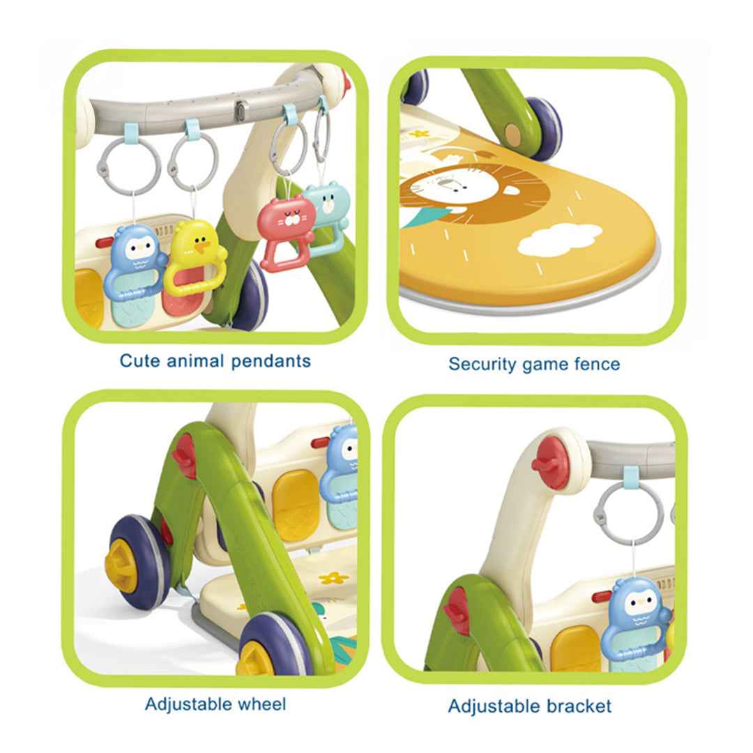 3-in-1 Baby Walker & Baby Play Mat | Grow-With-Me Learning Toy!