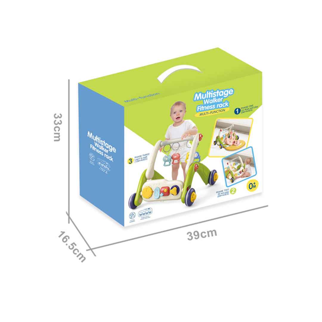3-in-1 Baby Walker & Baby Play Mat | Grow-With-Me Learning Toy!