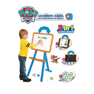 3-in-1 Educational Magnetic Board & Chalkboard Learning Easel | Kids Art & Drawing Toy with Letters & Numbers