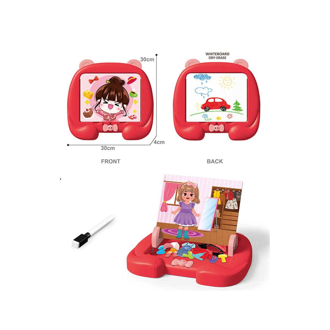 3-in-1 Magnetic Puzzle Cartoon Drawing Board