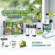3-in-1 Portable Microscope for Kids | STEM Educational Toy with LED Light