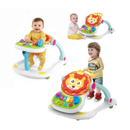 Huanger - 4-in-1 Baby Walker Toys with Light & Music Activity Panel for First Steps