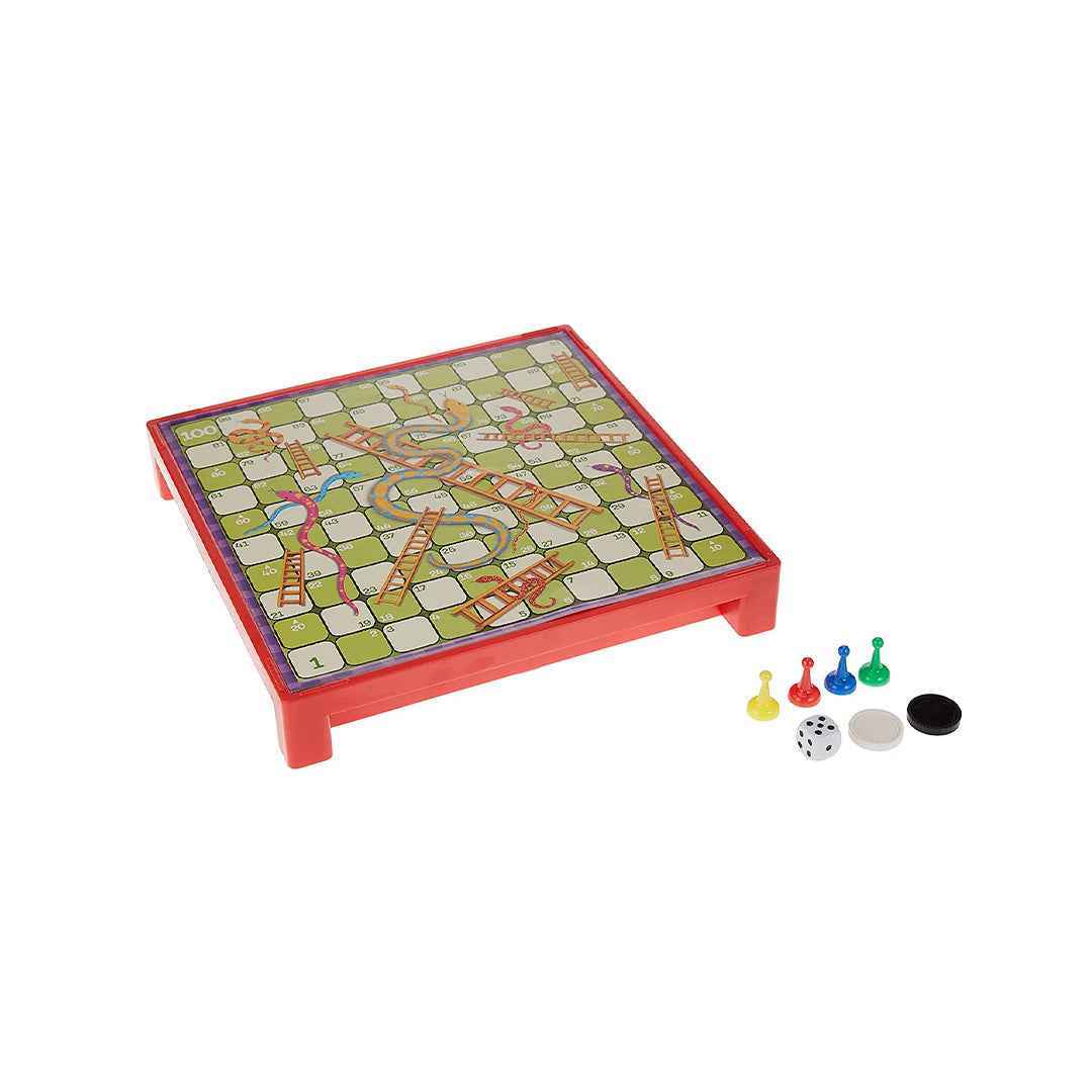 Ambassador 4-in-a-row & Snakes and Ladders Combo Set | 2-in-1 Educational Board Game