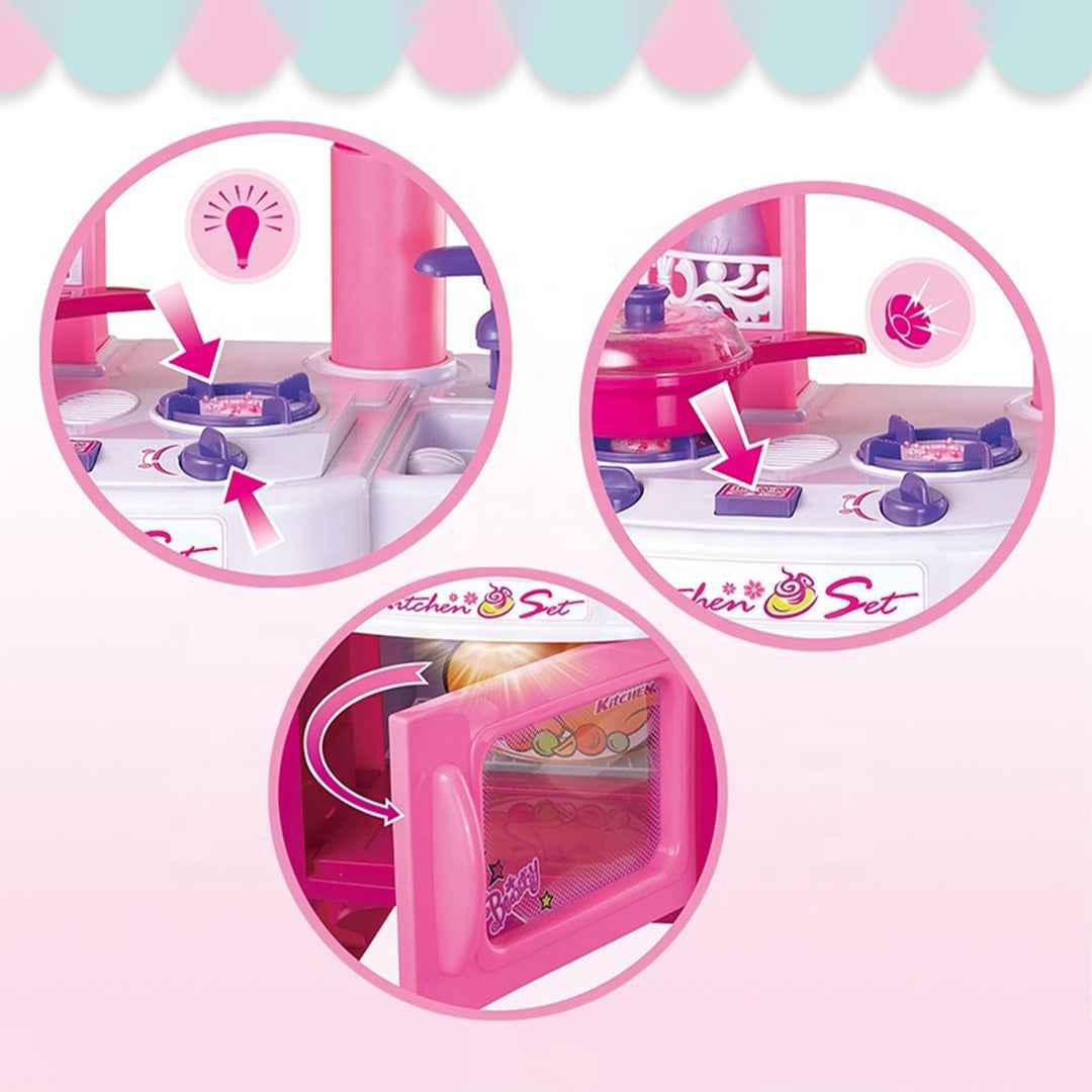 40-Piece Kids Luxury Toy Kitchen Set