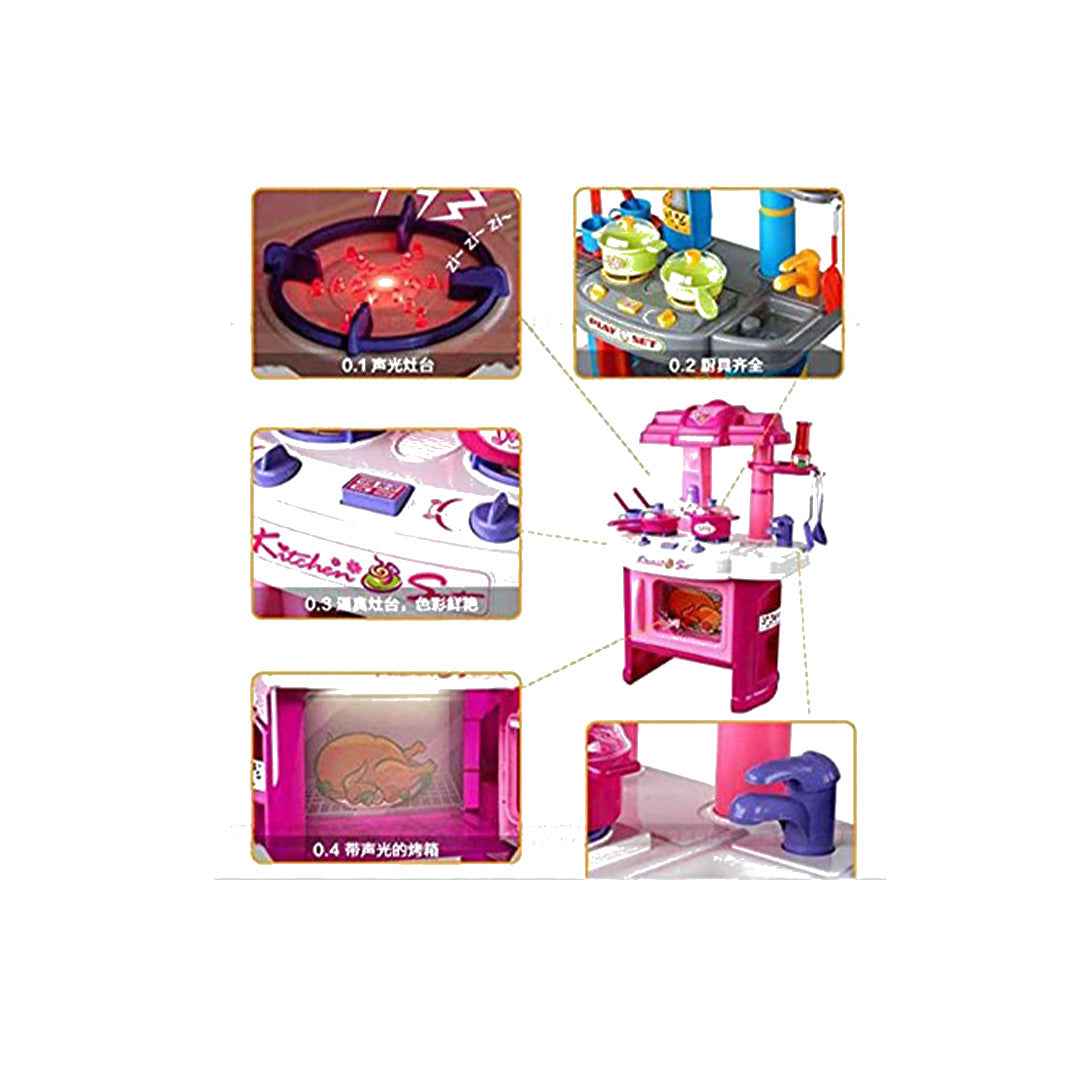 40-Piece Kids Luxury Toy Kitchen Set