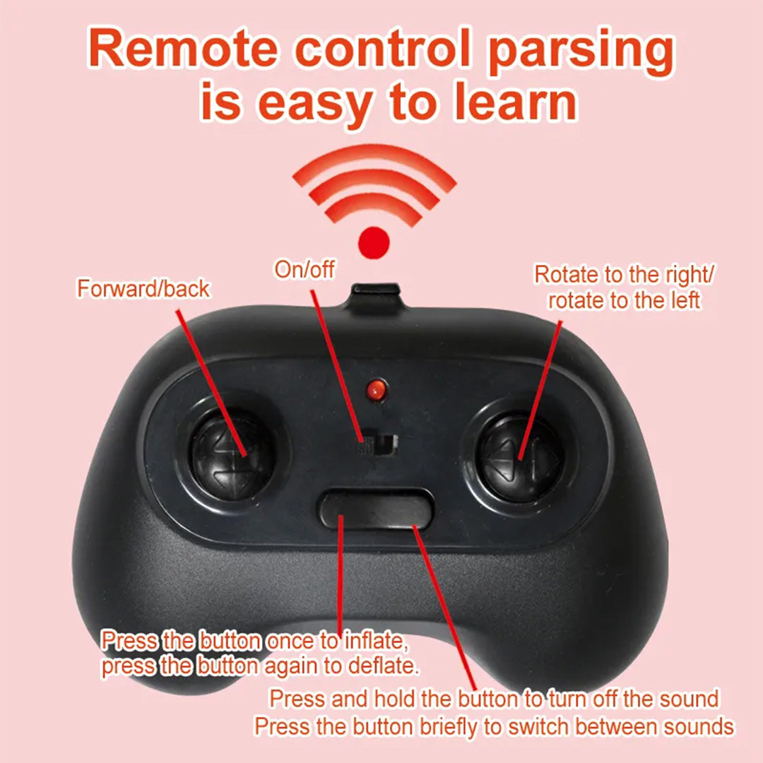 44.5-Inch RC Inflatable Santa Claus Remote