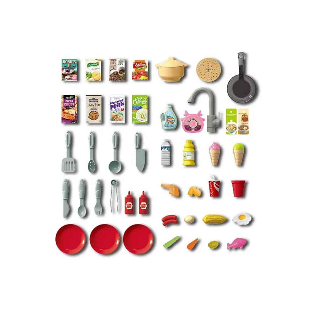 63-Piece Kids Pretend Play Kitchen Set (Copy)
