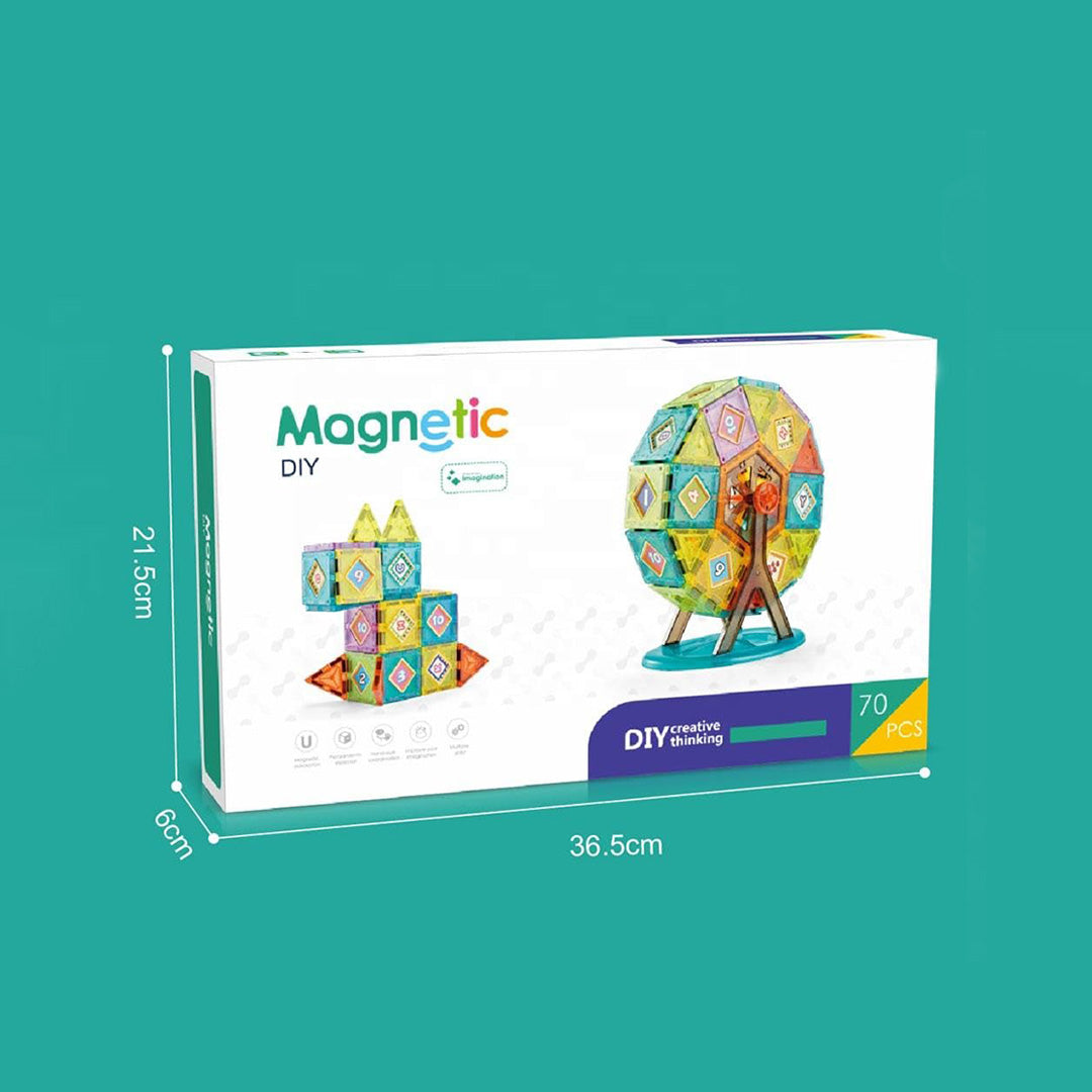 The full Magnetic Ferris Wheel Toy Set  Box Size