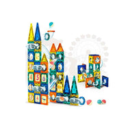 97-Piece Pipeline Magnetic 3D Building Blocks Set - STEM Toy for Kids