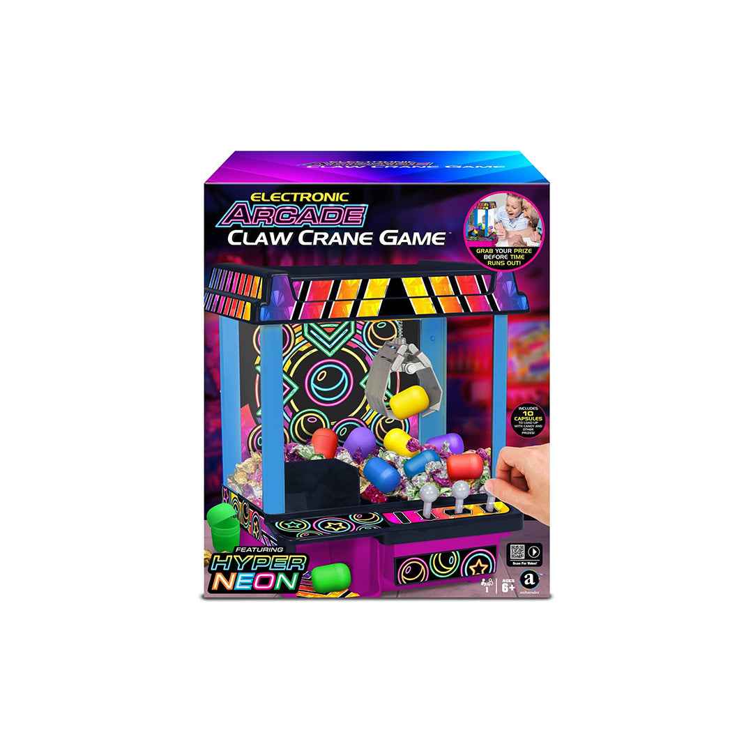 Ambassador Electronic Arcade Claw Crane Game | Carnival-Style Educational Toy for Kids