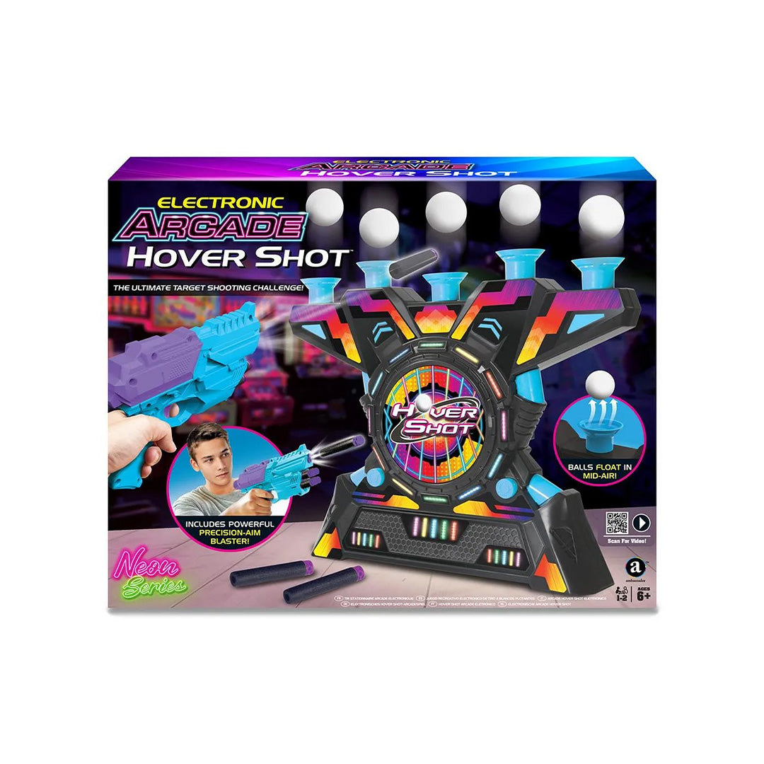 Ambassador Electronic Arcade Hover Shot - Neon Series | Floating Target Shooting Game