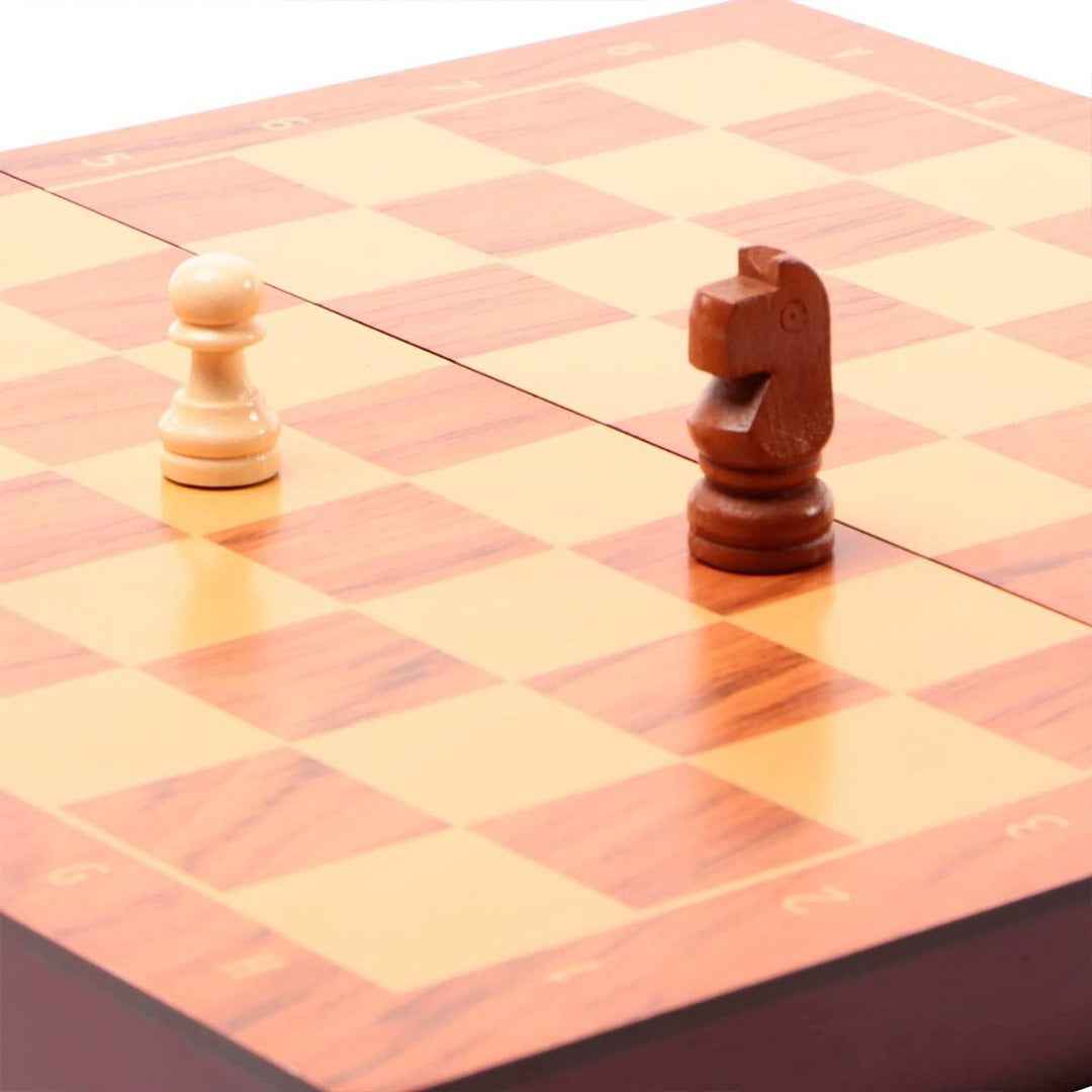 Ambassador Wooden Chess Set | Classic Educational Travel Game for Kids