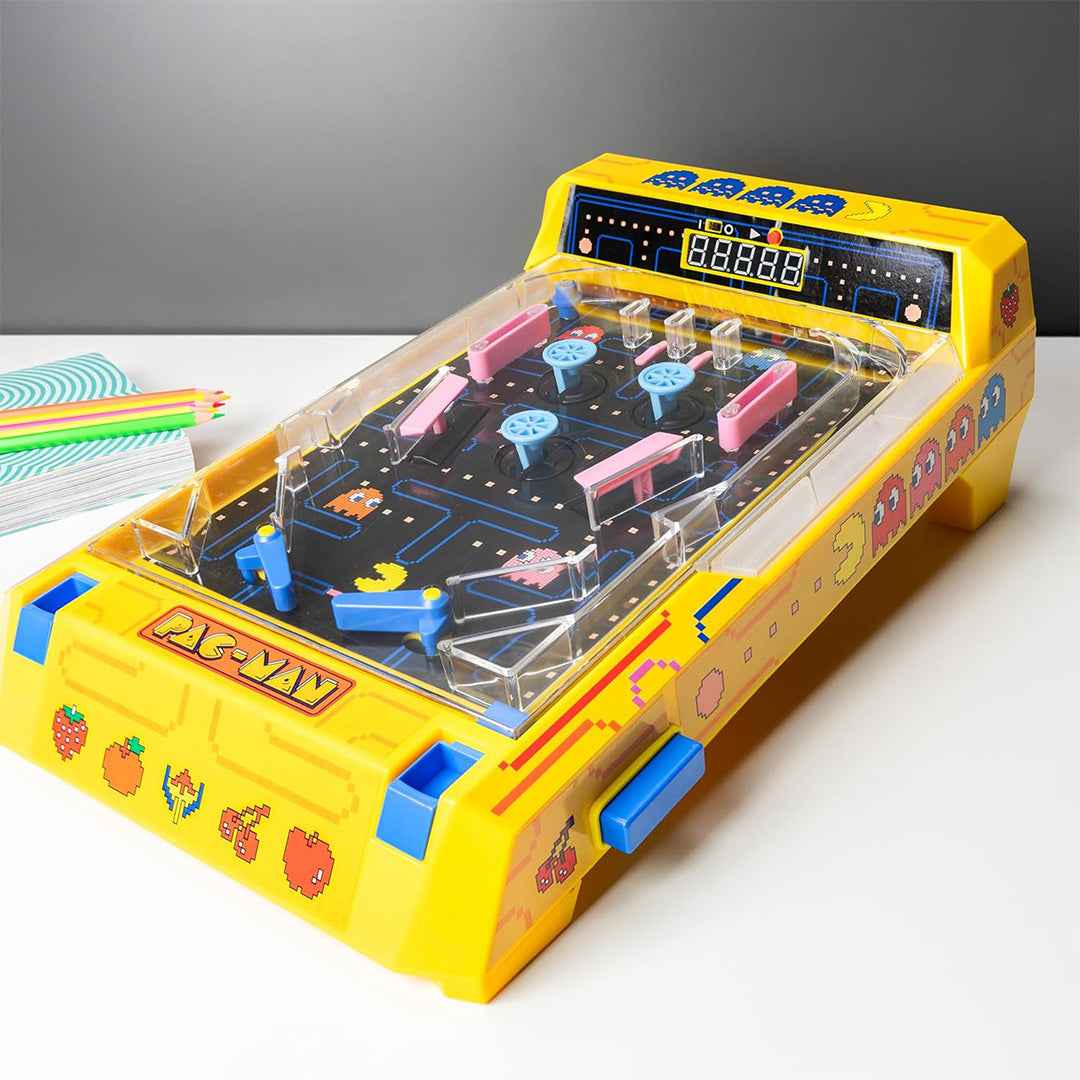 Ambassador Electronic Arcade Pinball Pac-Man Edition | Desktop Game Educational Toy
