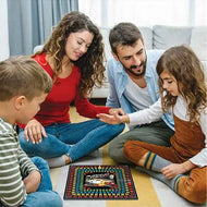 Ambassador 2-in-1 Board Game | Racing Game & Tic-Tac-Toe Classic