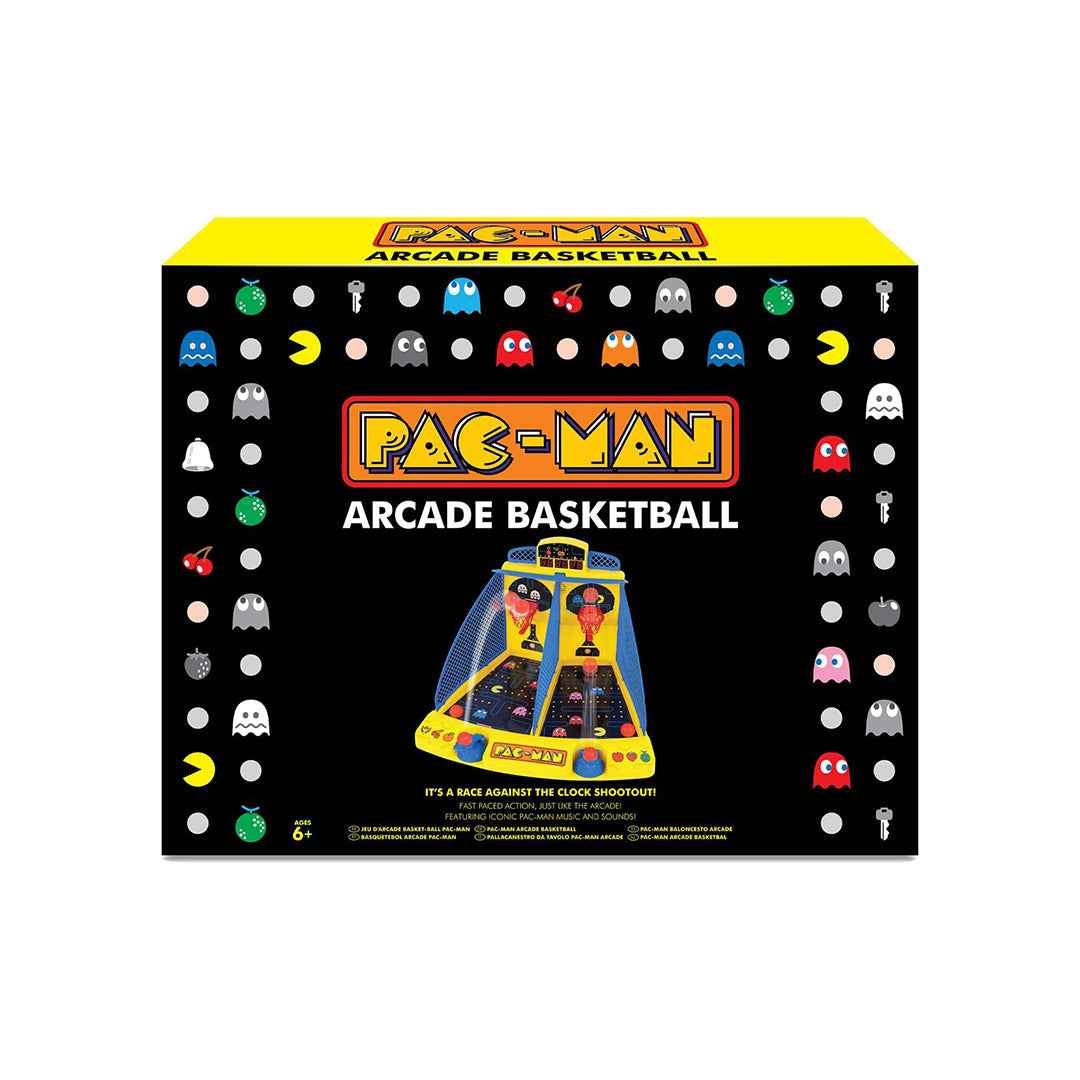 Ambassador Electronic Arcade Basketball Pac-Man Edition | 2-Player Shooting Educational Toy