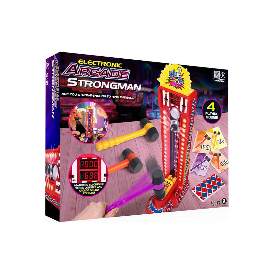 Ambassador Electronic Arcade Strongman Game | Classic Carnival Strength Educational Toy