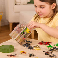 Terra miniature insect toy set in a Tube - 60 Piece Bug Toy Set for Kids