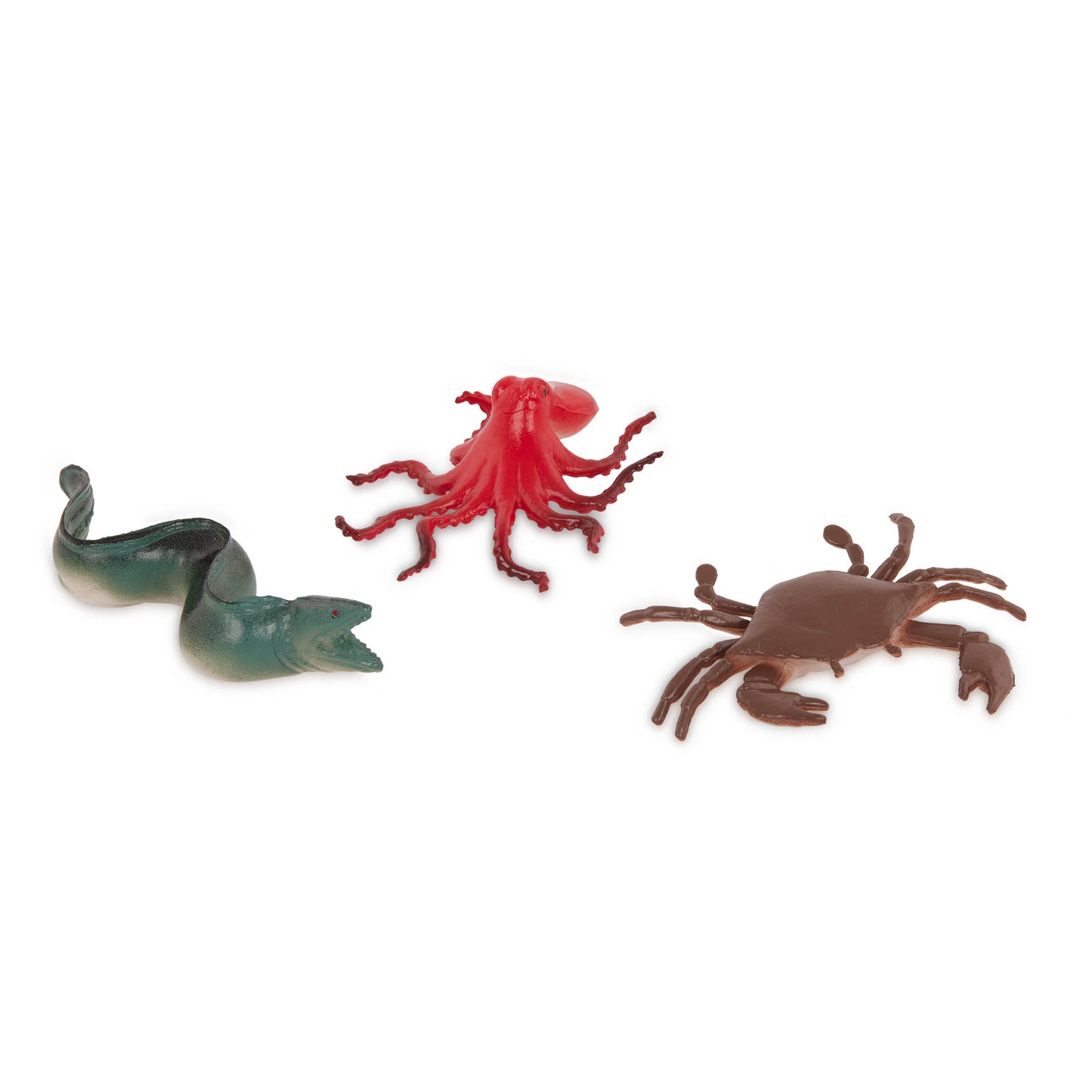 Terra 60-Piece Ocean Animal Figurines Playset - Miniature Sea Animal Toys for Kids - Toyspry