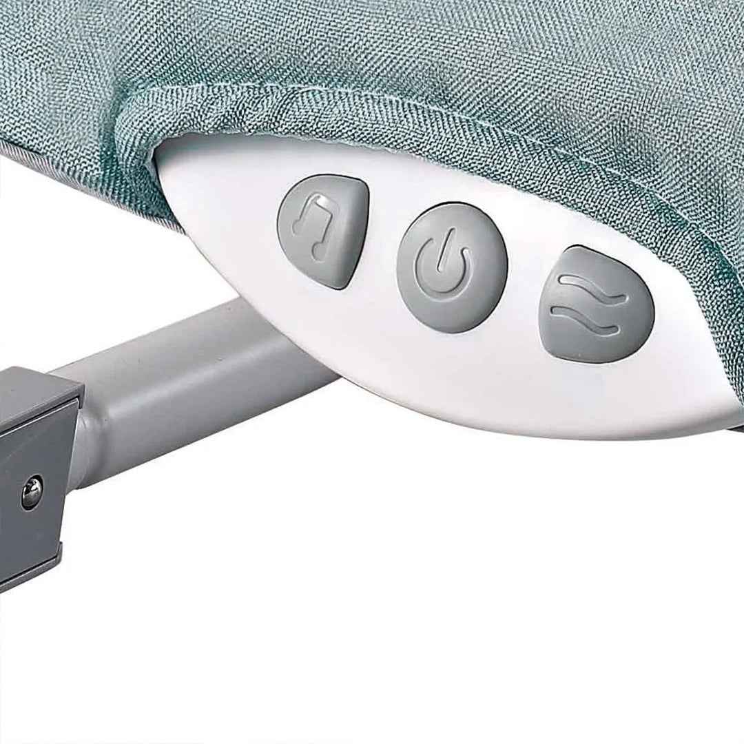 Baby Bouncer with Music & Vibration - Light Green - Removable Toys