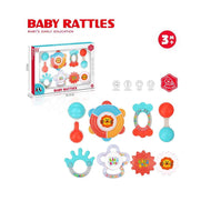 Baby Rattles & Teether Set | Sensory Toys for Newborns