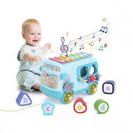 Early Education School Bus Toy: Xylophone & Musical Toys for Babies!