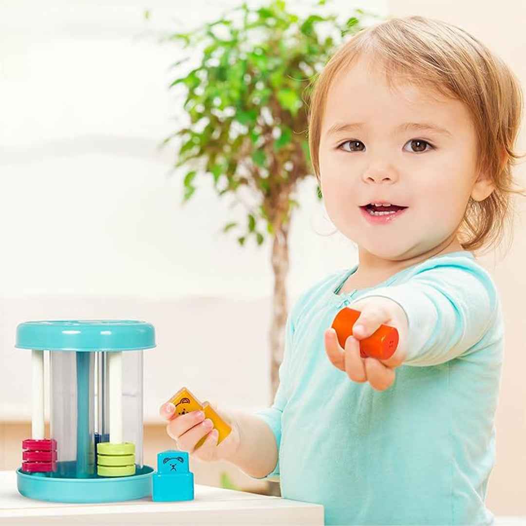 Battat Shapes & Sounds Sorter - Educational Toy for Toddlers with 3 Shapes