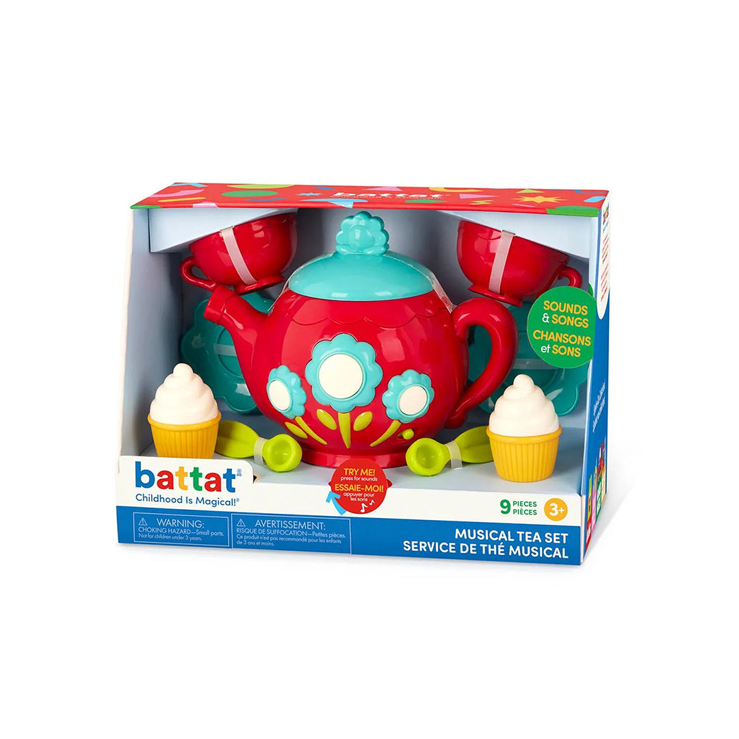 Battat Musical Tea Set with packaging