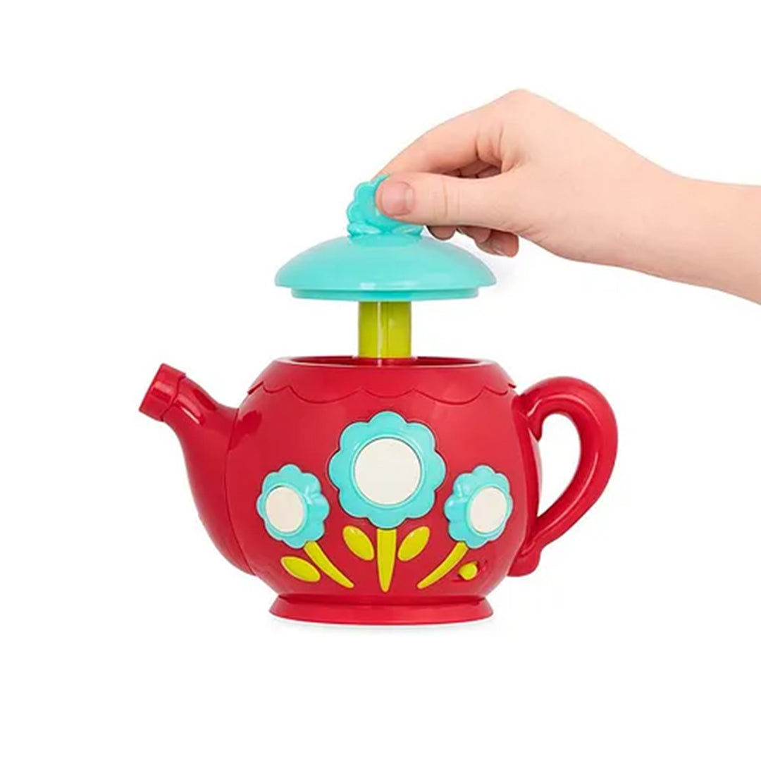 Battat Musical Tea Set -  Pretend Play Tea Party Set for Kids with Sounds
