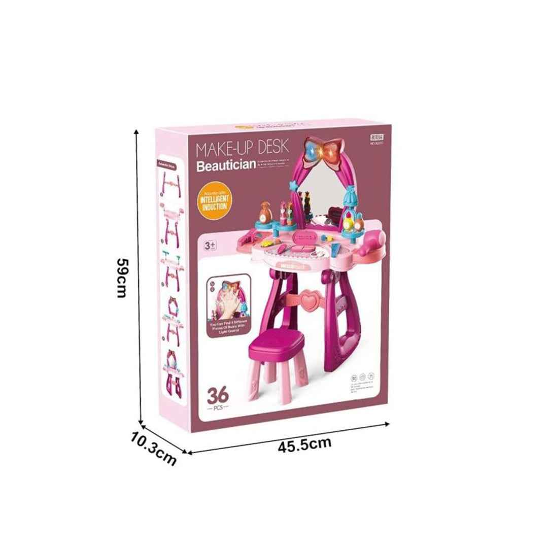 Princess Beauty Dresser: Makeup Table Toy for Girls with Lights & Music!