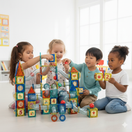 168-Piece Pipeline STEM Magnetic Building Blocks Set: STEM Toy for Creative Kids