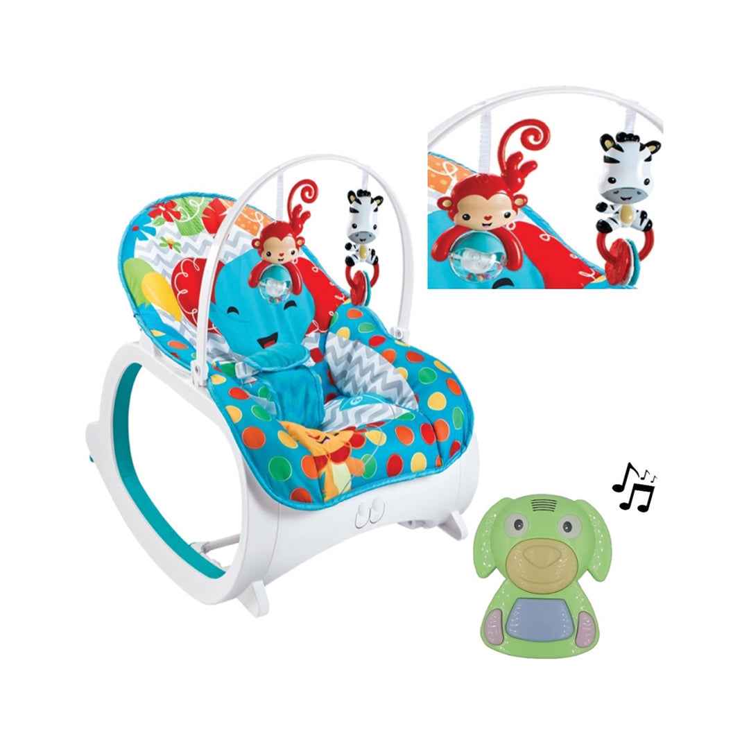 Fitch Baby  Rocking Chair - Elephant - Plush Baby Bouncer
