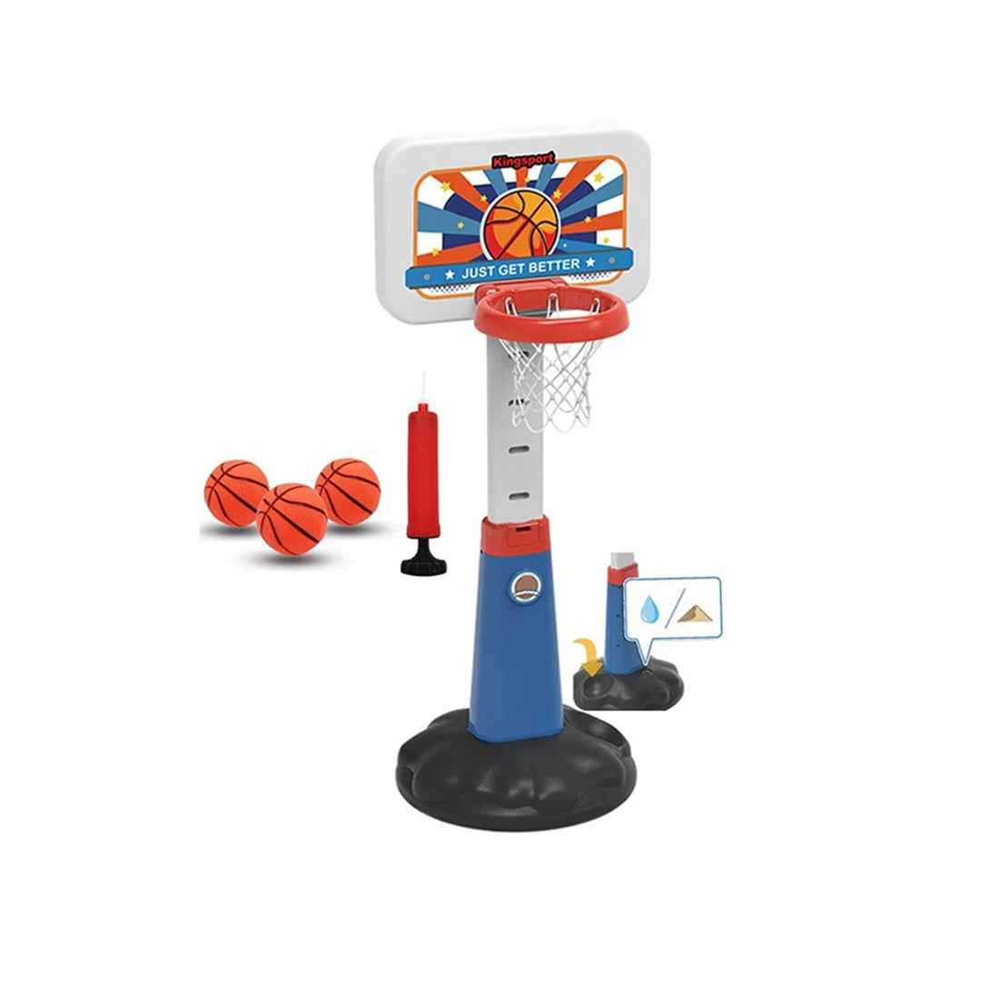 Children Indoor Outdoor Basketball Hoop Set | Adjustable Height Kids Sports Toy for Physical Development